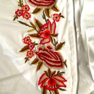 Caite embroidered hoodie sweatshirt